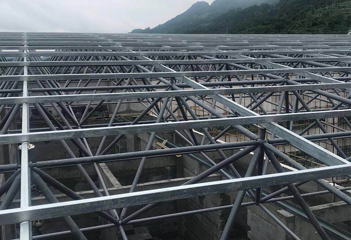 怀化学校艺体楼网架
